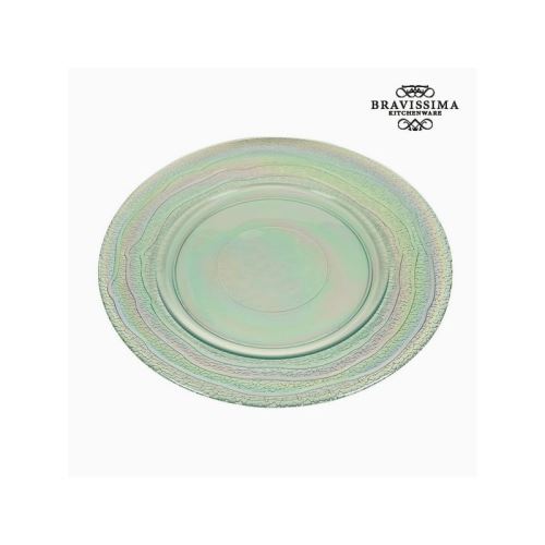 Assiette plate en verre recyclé (32 x 32 x 2 cm) by bravissima kitchen