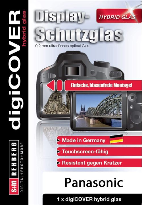DigiCover G4307 Protecteur d'affichage de caméra pour Panasonic DMC-G81 Transparent