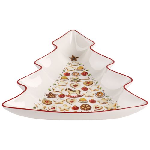 Villeroy & Boch - Winter Bakery Delight Coupe en forme de sapin, grande 26,5cm