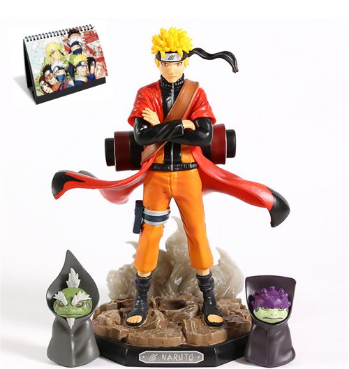 Figurine Uzumaki Naruto 20 cm avec Calendrier Naruto 2021 en français