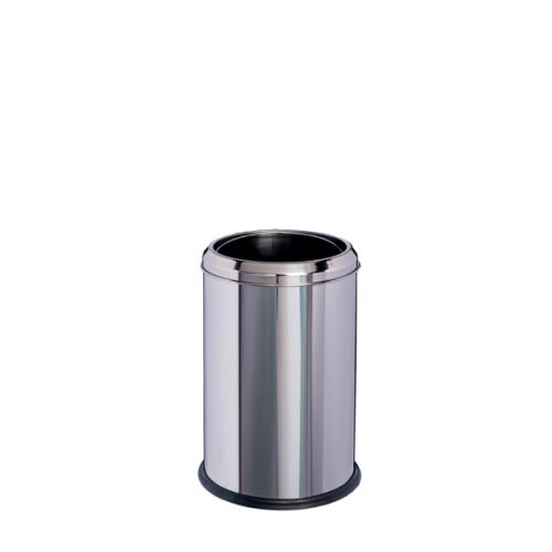 CORBEILLE À PAPIER INOX - MEDIAL - Brillant - 4 Kg - inox poli