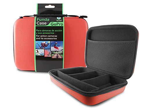 Ksix BXGOBAG02RJ Sacoche pour caméscopes et accessoires Taille S 250 x 180 x 70 mm Rouge