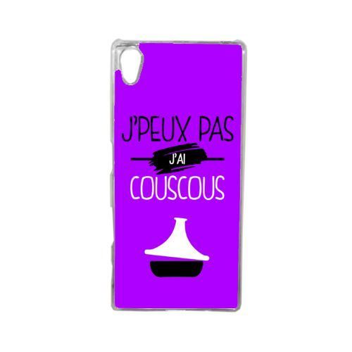 Coque j peux pas j ai couscous 8 compatible sony xperia z5 transparent