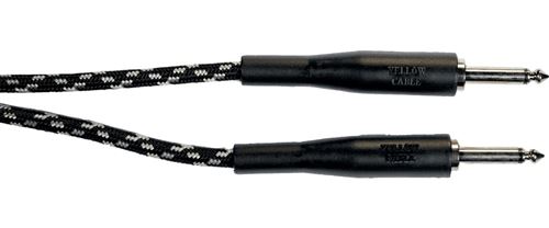 Yellow Cable Noir Cordon Jack Jack Gaine Tresse Gris- Câbles Jack / Instrument