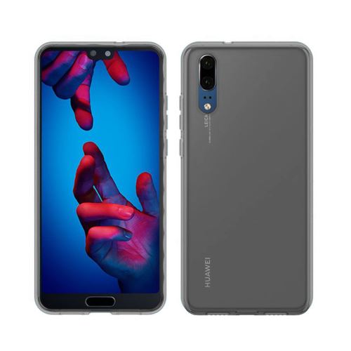Coque Souple en Gel Silicone pour Huawei P20 Pro Mate Fine et Légère - Gris