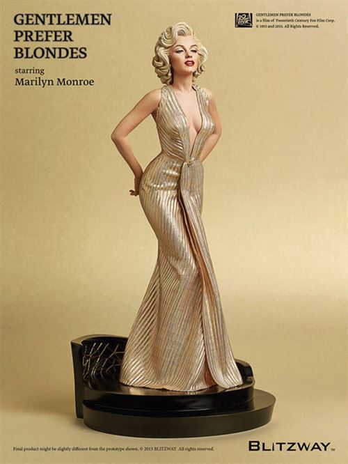 Figurine Blitzway - Gentlemen Prefer Blondes - Marilyn Monroe 1/4 Scale