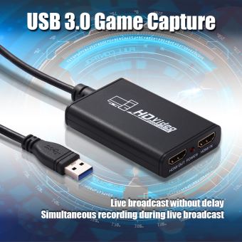 Carte d'acquisition vidéo HDMI 1080P Audio Video Convertisseur Adaptateur HDMI vers USB pour Windows Linux Mac OS 