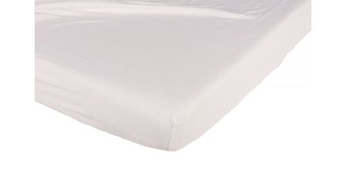 Lot de 2 draps housses 70 x 140 blanc et rose - tinéo