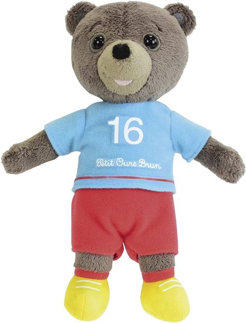 Peluche petit ours brun musicale outlet