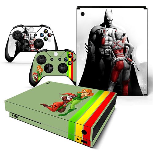 Autocollant Stickers de Protection pour Console et Manette Microsoft Xbox X - Batman (TN-XBONEX-0064)