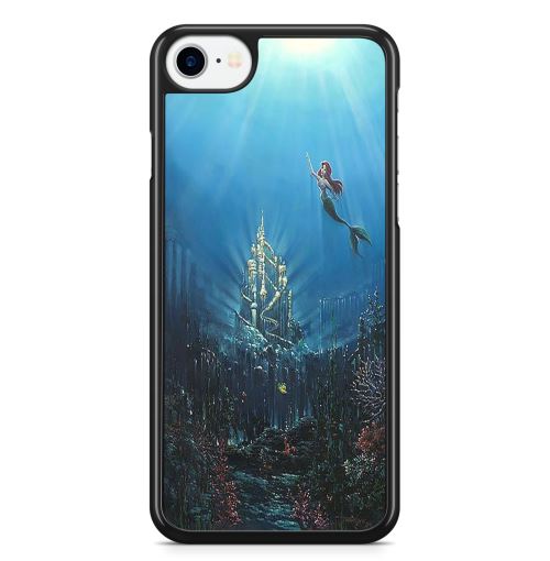 Coque Fifrelin Noire pour iPhone 4 et 4S La Petite Sirene Disney Atlantica