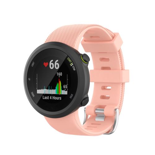 Générique Rose Bracelet En Silicone Pour Votre Garmin Forerunner 45/45S