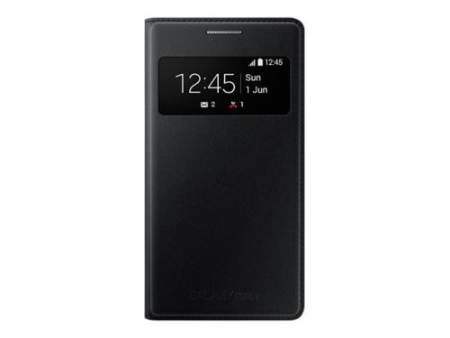 Samsung S View Cover EF-CG355B - Flip cover voor mobiele telefoon - zwart - voor Galaxy Core 2