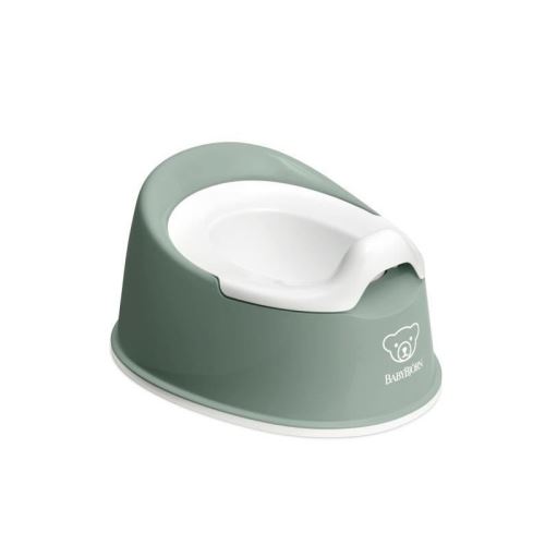 BABYBJORN Pot Smart, Vert profond/Blanc