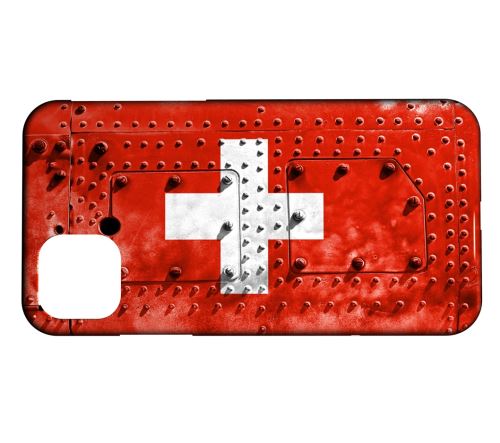 Coque rigide Compatible Pour iPhone 11 Pro Max Drapeau Suisse 06