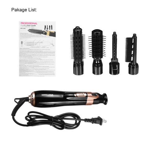 Lisseur Insma sèche-cheveux anti-brûlure 4 en 1