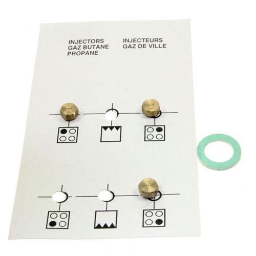 Injecteur, Bruleur, Bougie Four Beko Jeu Injecteur Butane pour Cuisiniere Beko