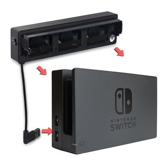 Ventilateur de refroidissement DOBE pour Nintendo Switch - Noir