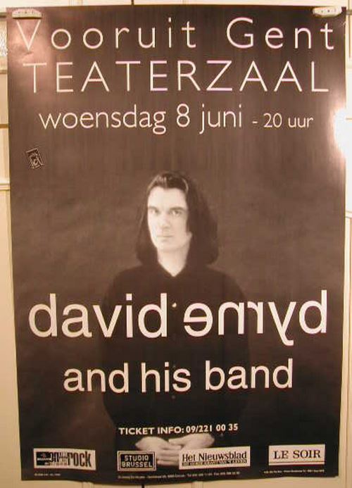 Byrne David - 70x100 cm - AFFICHE / POSTER
