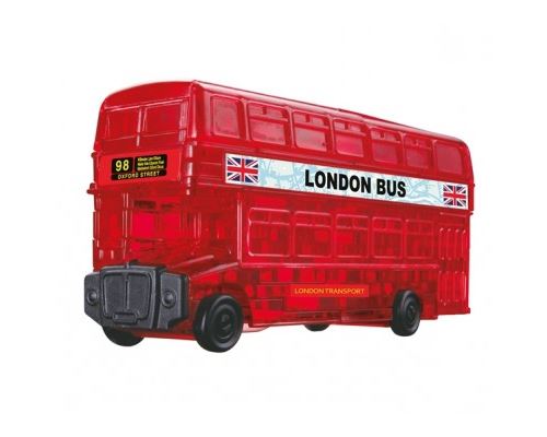 Puzzle 53 Pièces : Puzzle 3D en Plexiglas - London Bus, HCM Kinzel