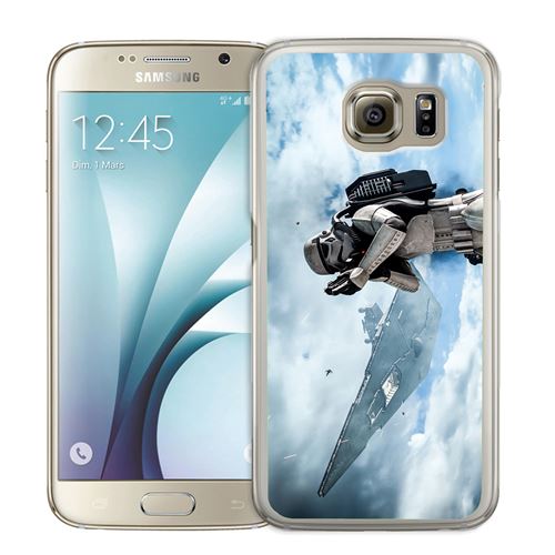 Coque pour Samsung Galaxy S6 Edge stormtrooper ciel