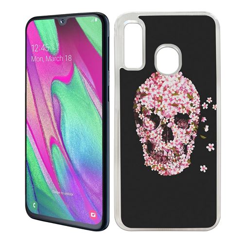 Coque pour Samsung Galaxy A40 -  Crane Fleurs 2