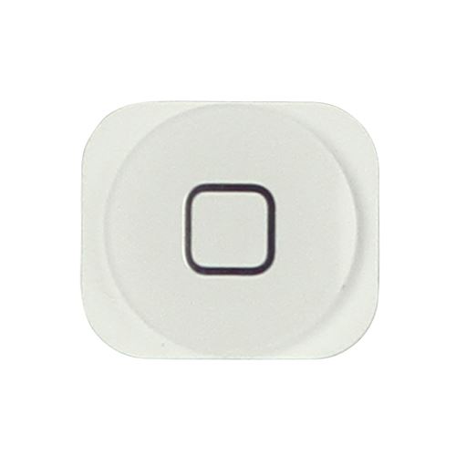 Bouton home central accueil plastique blanc compatible iphone 5