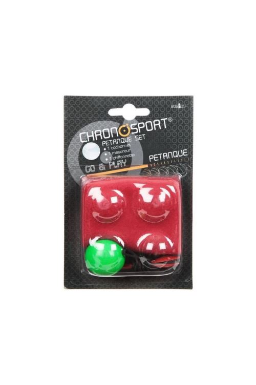 CHRONOSPORT Kit de Petanque 1 Mesureur + 1 But + 1 Tissu de Nettoyage