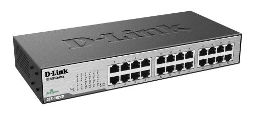 D-Link DES-1024D Switch 24 ports Ethernet 10/100mbps - Idéal Partage de Connexion et Mise en Réseau Small/Home Office