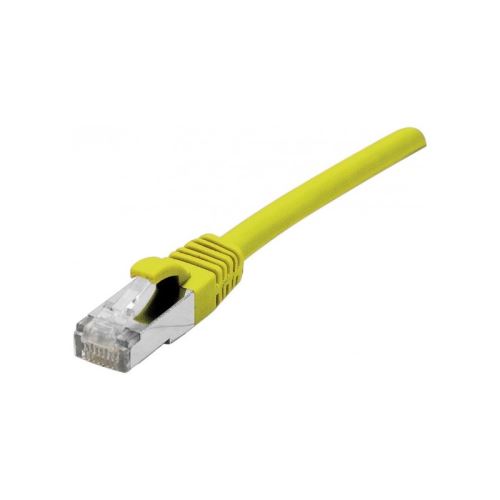 Cordon RJ45 catégorie 6A F/UTP LSOH snagless jaune - 1,5 m