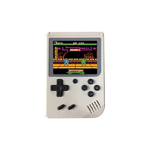 Jeux Classiques-Joueur de Jeu Tetris（Pro Rrteo Fc）-168 Types de Jeux Mini Console de Jeu Portable Rétro Retro Rs-6A-Blanc