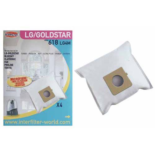 Pièces Détachées Aspirateur LG - Sachet De Sacs Aspirateur LG Vcd604 - Ref: 35600734