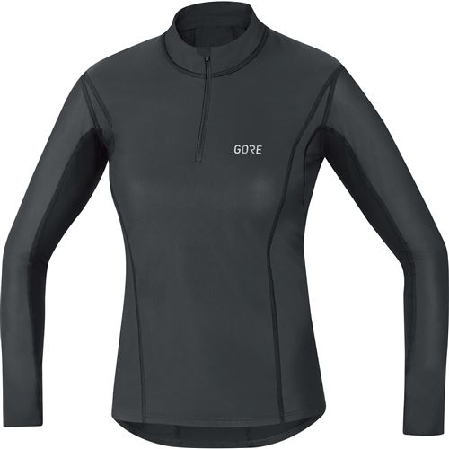 Maillot manches longues 1/4 zip femme Gore M Windstopper® Thermo