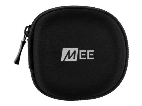 MEE audio M6 - In-ear hoofdtelefoons - inwendig - bevestiging over het oor - met bekabeling - 3,5 mm-stekker - ruisisolatie - zwart