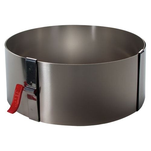 Cercle a tarte inox 18-30cm lares 6008