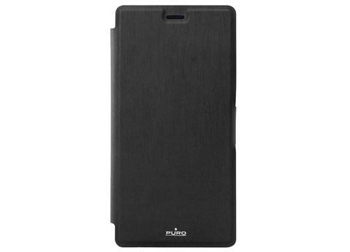 Etui Portefeuille Puro pour Huawei P9 Lite - Noir
