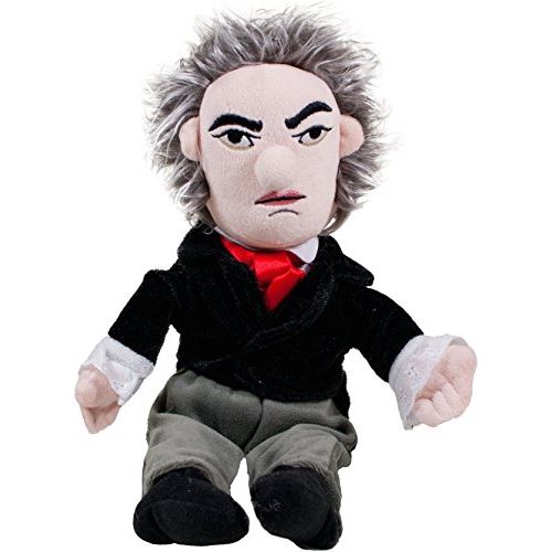 The Unemployed Philosophers guild Ludwig Van Beethoven - Little Thinker - Plush Doll