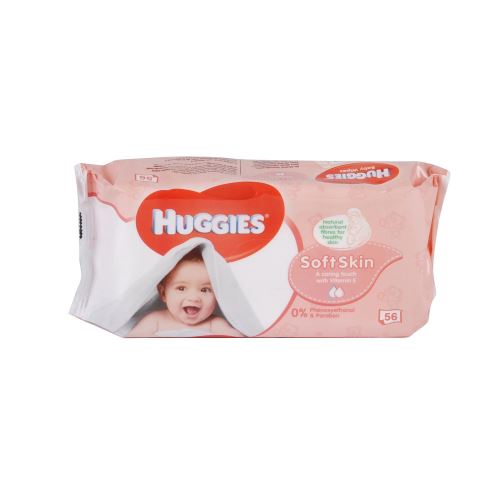 56 Lingettes pour bébé - Soft Skin
