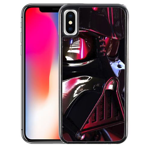 Coque pour iPhone XS star wars dark vador casque