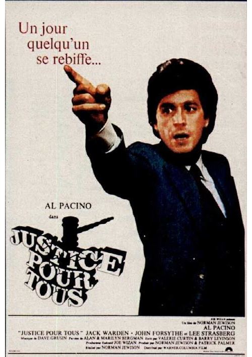 Justice Pour Tous AFFICHE CINEMA ORIGINALE