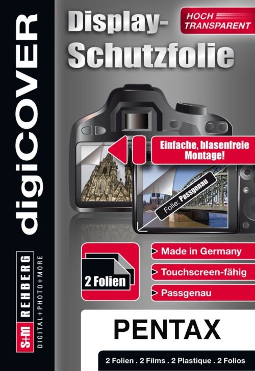DigiCover B3301 Protection d'écran pour Pentax Q10