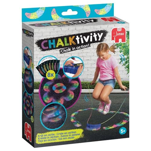 chalktivity – Corde à sauter Rainbow (Diset 19586)