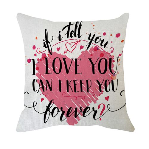 Taie 221 d'oreiller intérieure douce et créative romantique 45*45 CM - Multicolore