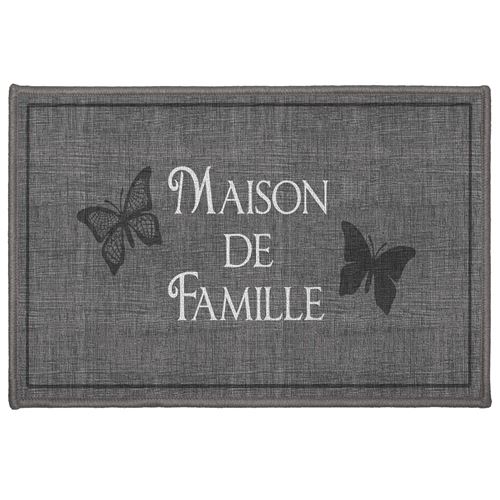 Tapis Déco Imprimé Tapis Deco Rectangle 40 X 60 Cm Imprime Familia Douceur D'intérieur