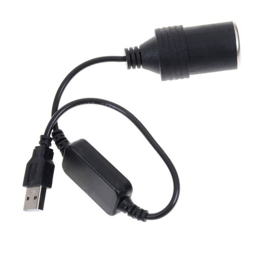 Convertisseur d'adaptateur d'allume-Cigare, Port USB vers câble Prise 12V :  : High-Tech