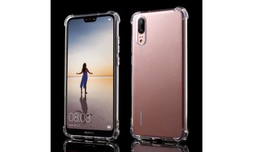 Coque souple pour Huawei P20 coins renforcés transparente