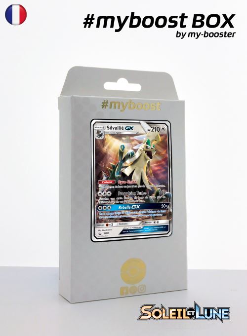 Coffret #myboost SILVALLIE GX SM91 - Soleil et Lune 4 Invasion Carmin - 10 cartes Pokemon francaises