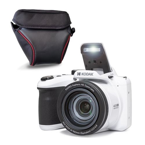 KODAK  Pixpro Astro Zoom AZ405 + Housse de Protection - Appareil Photo Num&eacute;rique Bridge, Zoom X40, Grand Angle de 24 mm, 20 M&eacute;gapixels, LCD 3, Vid&eacute;o Full HD 1080p, OIS, Pile AA -
