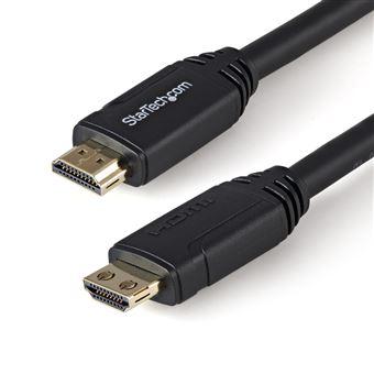 StarTech.com Câble HDMI 2.0 Premium Certifié 3m - Câble Écran HDMI High  Speed Ultra HD 4K 60Hz avec Ethernet - HDR10, ARC - Cordon Moniteur Vidéo  UHD - Câble HDMI pour PC/TV 