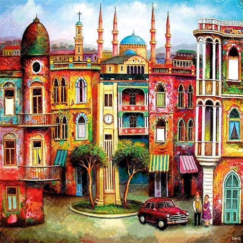 Puzzle 1023 pièces : Place de Tbilissi - Édition Spéciale David Martiashvili Magnolia